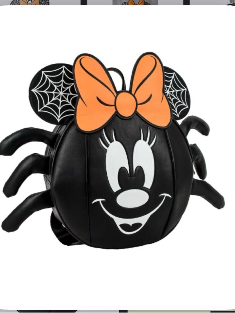 Loungefly Disney Minnie Mouse Halloween Glow in the Dark Spider Mini Backpack